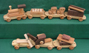 Handmade Wood Toy Jumbo Train D and ME Toys